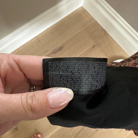 Ever New Long Sleeve Floral Ruched Mini Dress – Size 4 - Picture 10 of 10